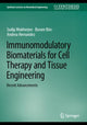 Book cover of: Immunomodulatory Biomaterials for Cell Therapy and Tissue Engineering. By: Sudip Mukherjee