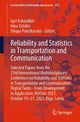 Book cover of: Reliability and Statistics in Transportation and Communication. By: Igor Kabashkin