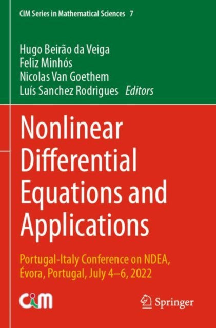 Book cover of: Nonlinear Differential Equations and Applications
