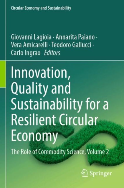 Book cover of: Innovation, Quality and Sustainability for a Resilient Circular Economy