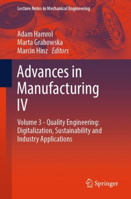 Book cover of: Advances in Manufacturing IV