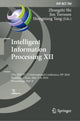 Book cover of: Intelligent Information Processing XII. By: Zhongzhi Shi