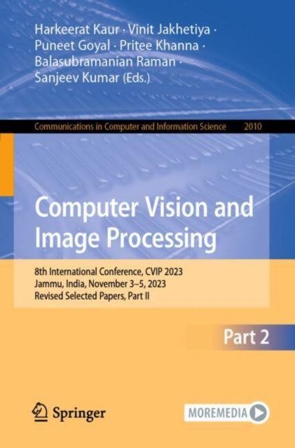 Book cover of: Computer Vision and Image Processing. By: Harkeerat Kaur