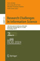 Book cover of: Research Challenges in Information Science. By: João Araújo
