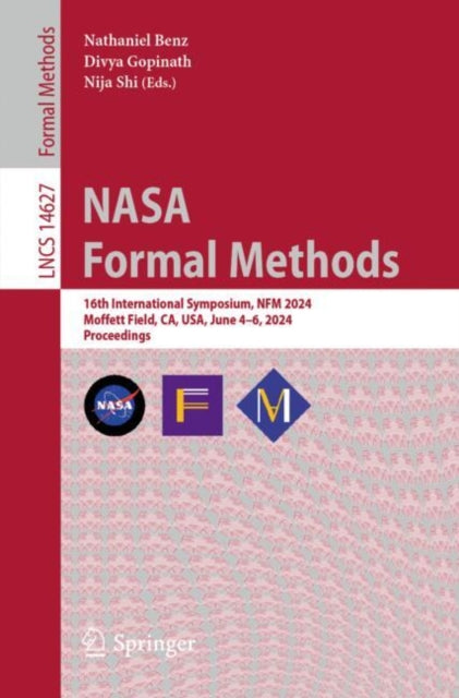 Book cover of: NASA Formal Methods. By: Nathaniel Benz