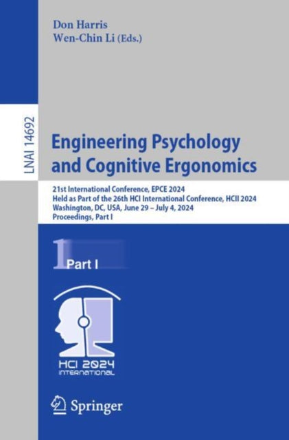 Book cover of: Engineering Psychology and Cognitive Ergonomics. By: Don Harris