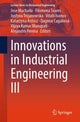 Book cover of: Innovations in Industrial Engineering III. By: Jose Machado