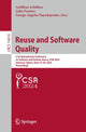 Book cover of: Reuse and Software Quality. By: Achilleas Achilleos