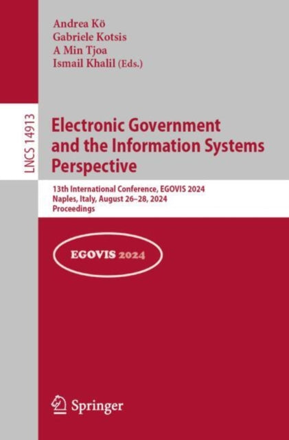 Book cover of: Electronic Government and the Information Systems Perspective. By: Andrea Kö