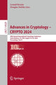 Book cover of: Advances in Cryptology – CRYPTO 2024. By: Leonid Reyzin