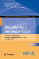 Book cover of: Simulation for a Sustainable Future. By: Miguel Mujica Mota