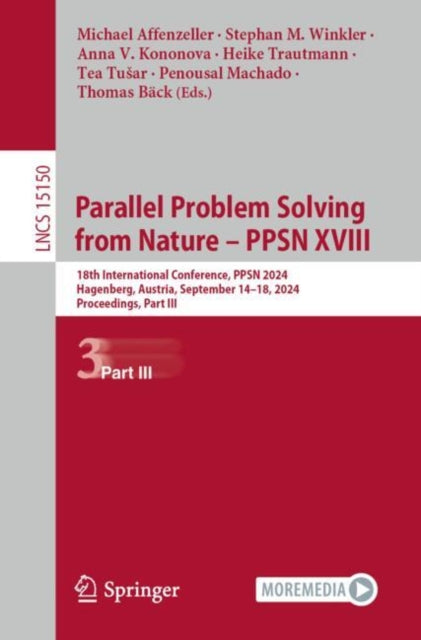 Book cover of: Parallel Problem Solving from Nature – PPSN XVIII. By: Michael Affenzeller