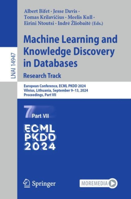 Book cover of: Machine Learning and Knowledge Discovery in Databases. Research Track. By: Albert Bifet