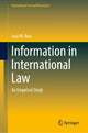 Book cover of: Information in International Law. By: José M. Reis