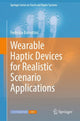 Book cover of: Wearable Haptic Devices for Realistic Scenario Applications. By: Federica Barontini