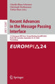 Book cover of: Recent Advances in the Message Passing Interface. By: Claudia Blaas-Schenner