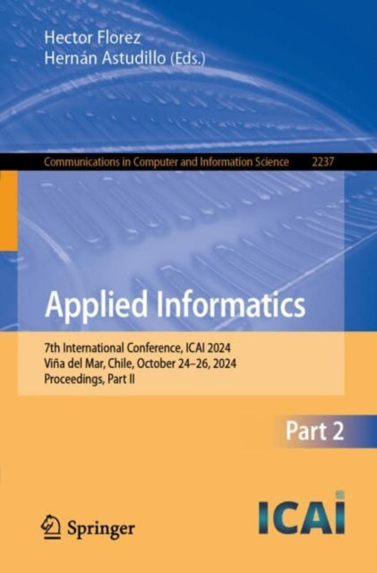 Book cover of: Applied Informatics. By: Hector Florez