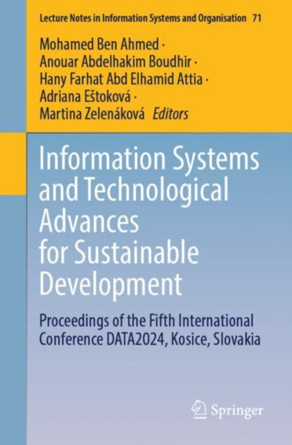 Book cover of: Information Systems and Technological Advances for Sustainable Development
