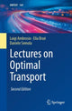 Book cover of: Lectures on Optimal Transport. By: Luigi Ambrosio