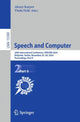 Book cover of: Speech and Computer. By: Alexey Karpov
