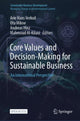 Book cover of: Core Values and Decision-Making for Sustainable Business. By: Arie Hans Verkuil