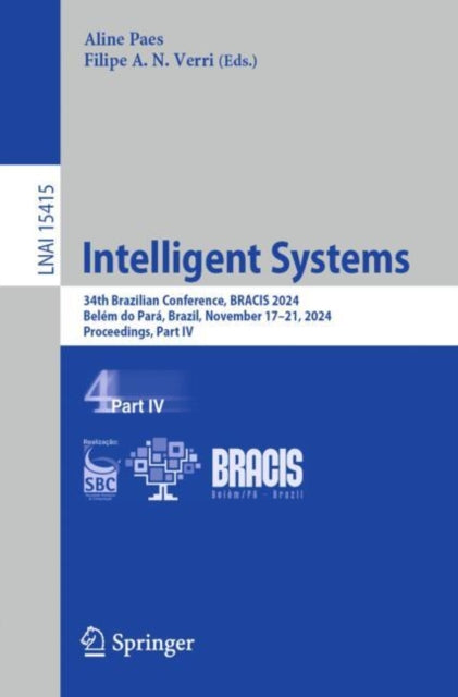 Book cover of: Intelligent Systems. By: Aline Paes