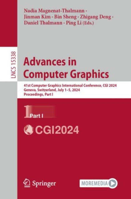 Book cover of: Advances in Computer Graphics. By: Nadia Magnenat-Thalmann