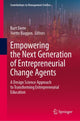 Book cover of: Empowering the Next Generation of Entrepreneurial Change Agents. By: Bart Derre