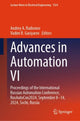 Book cover of: Advances in Automation VI. By: Andrey A. Radionov