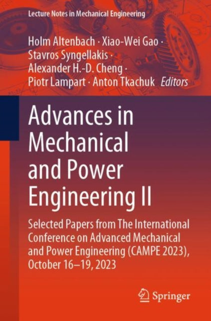 Book cover of: Advances in Mechanical and Power Engineering II. By: Holm Altenbach