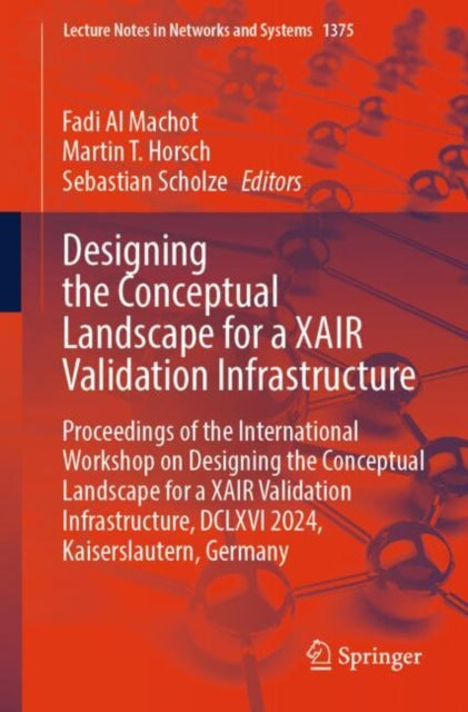Book cover of: Designing the Conceptual Landscape for a XAIR Validation Infrastructure