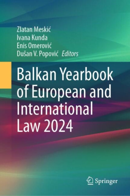 Book cover of: Balkan Yearbook of European and International Law 2024