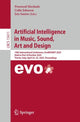 Book cover of: Artificial Intelligence in Music, Sound, Art and Design