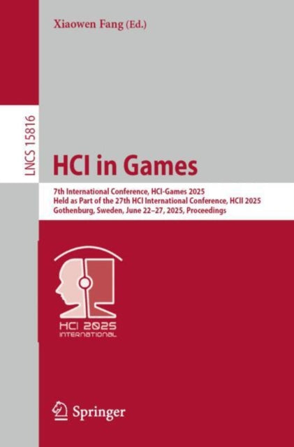 Book cover of: HCI in Games
