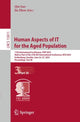 Book cover of: Human Aspects of IT for the Aged Population