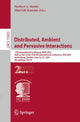 Book cover of: Distributed, Ambient and Pervasive Interactions