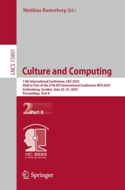Book cover of: Culture and Computing