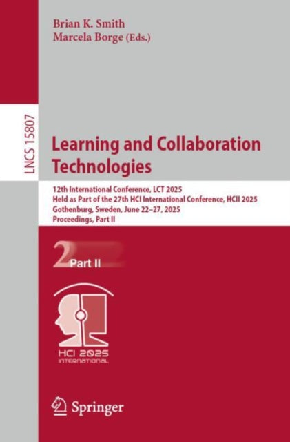 Book cover of: Learning and Collaboration Technologies