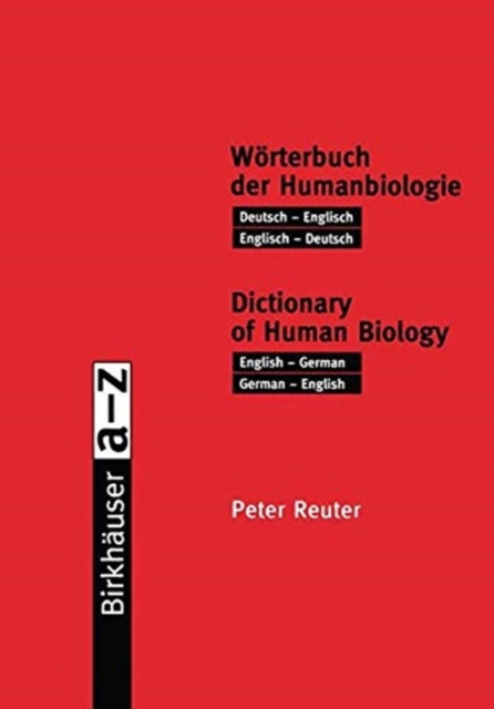 Book cover of: Worterbuch der Humanbiologie / Dictionary of Human Biology