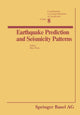 Book cover of: Earthquake Prediction and Seismicity Patterns. By: Max WYSS