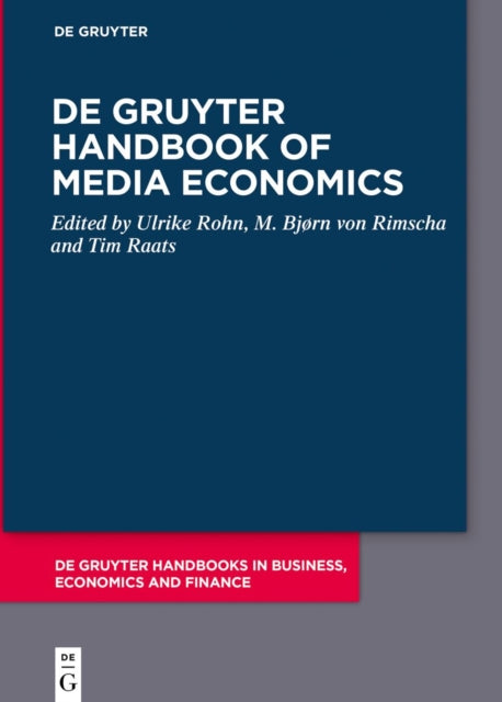 Book cover of: De Gruyter Handbook of Media Economics