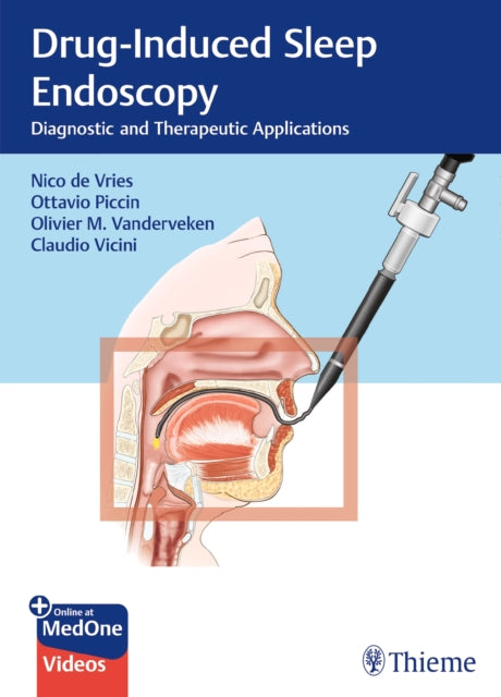 Book cover of: Drug-Induced Sleep Endoscopy. By: Nico de Vries