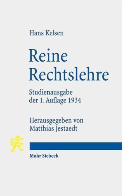 Book cover of: Reine Rechtslehre. By: Hans Kelsen