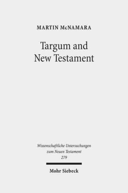 Book cover of: Targum and New Testament. By: Martin McNamara