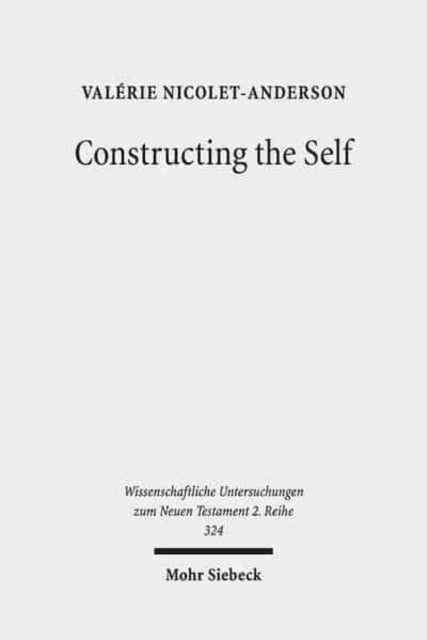 Book cover of: Constructing the Self. By: Valérie Nicolet-Anderson
