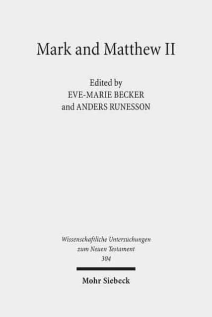 Book cover of: Mark and Matthew II. By: Eve-Marie Becker