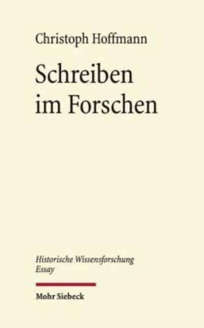 Book cover of: Schreiben im Forschen. By: Christoph Hoffmann