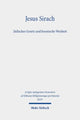 Book cover of: Jesus Sirach, Judisches Gesetz und kosmische Weisheit. By: Markus Witte