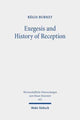 Book cover of: Exegesis and History of Reception. By: Regis Burnet