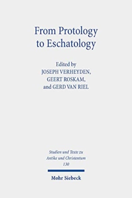 Book cover of: From Protology to Eschatology. By: Joseph Verheyden